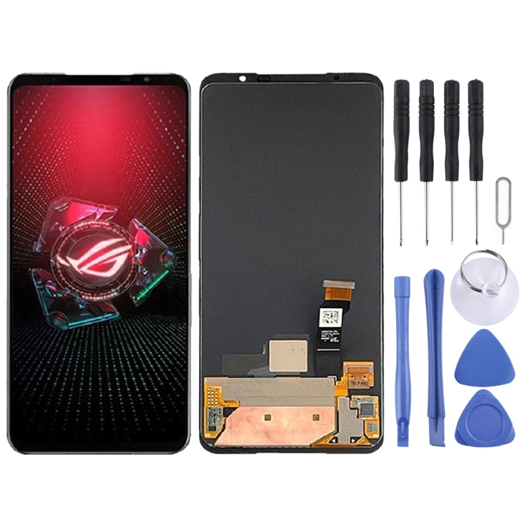 AMOLED LCD Screen with Digitizer Full Assembly, For Asus ROG Phone 5 Pro ZS673KS, For Asus ROG Phone 5 Ultimate ZS673KS, For Asus Smartphone for Snapdragon Insiders, For Asus ROG Phone 5s ZS676KS, For Asus ROG Phone 6 Pro, For Asus ROG Phone 6