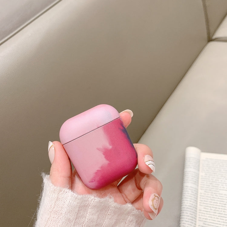 Ink Painting Water Sticker PC Earphone Case, For AirPods 1 / 2