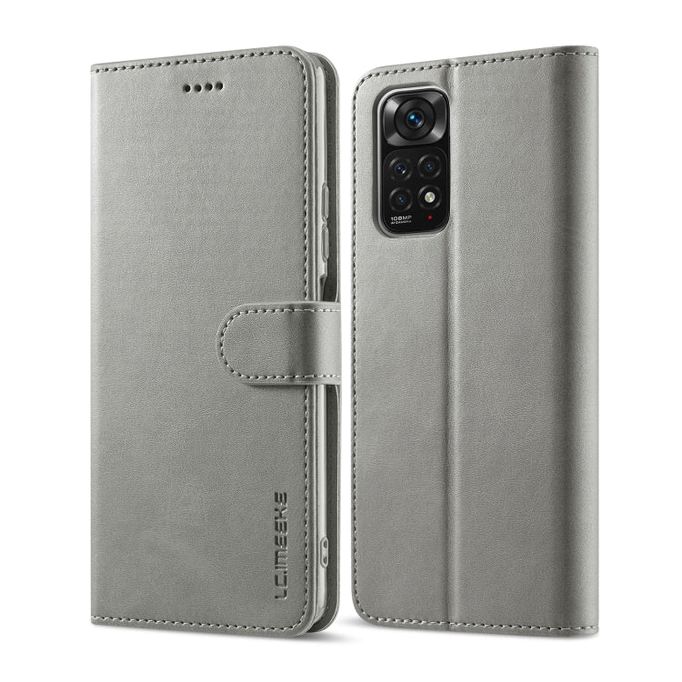 LC.IMEEKE Calf Texture Horizontal Flip Leather Case, For Xiaomi Redmi Note 12 Pro 4G Global