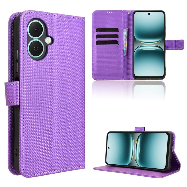 Diamond Texture Leather Phone Case, For Tecno Pova Curve 5G, For Tecno Camon 40 Pro 4G / 5G, For Tecno Camon 40 Premier 5G, For Tecno Camon 40 4G