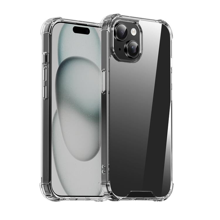 iPAKY Crystal Clear Series Shockproof PC + TPU Protective Phone Case, For iPhone 18 Pro / 17 Pro, For iPhone 18 Pro Max / 17 Pro Max, For iPhone 17e / 16e, For iPhone 16 Pro Max, For iPhone 16 Pro, For iPhone 16 Plus, For iPhone 16, For iPhone 15 Pro M...