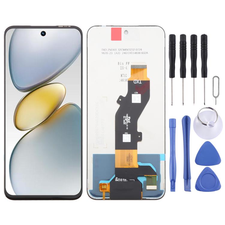 OEM LCD Screen with Digitizer Full Assembly, For Tecno Camon 40 Premier 5G CM8, For Tecno Camon 40 4G CM5, For Tecno Camon 40 Pro 5G CM7, For Tecno Camon 30S 4G CLA5, For Tecno Spark 30 5G, For Tecno Spark 30 Pro 4G KL7, For Tecno Spark 30 4G KL6