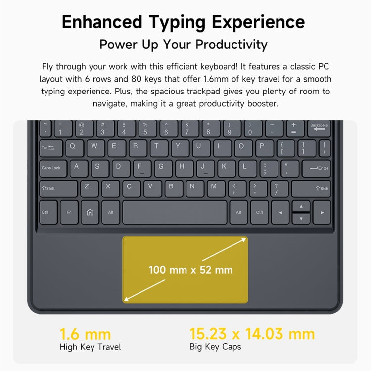 Ulefone Pogo Pin Smart Keyboard & Tablet Leather Case, For Ulefone Tab A11 Pro