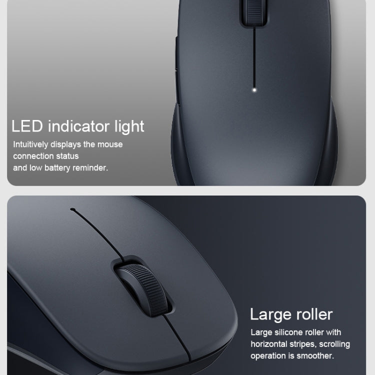Original Xiaomi XMSMSB01YM 1200DPI Bluetooth Dual Mode Wireless Mouse 2, XMSMSB01YM