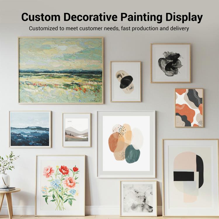Abstract Leaves Decorative Painting with PS Frame Print On Your Demand, 15x20cm, 20x20cm, 30x30cm, 40x40cm, 50x50cm, 60x60cm, 70x70cm, 80x80cm, 90x90cm