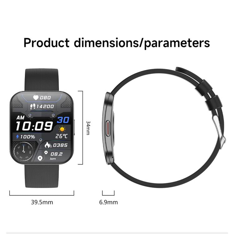 U17 1.85 inch Ultra-thin Curved Screen IP68 Sports Smart Watch