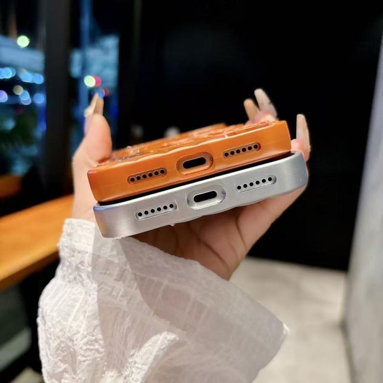 Electroplated TPU Lotus Hollow-carved Rhinestone Glitter Phone Case, For iPhone 11 Pro Max, For iPhone 11