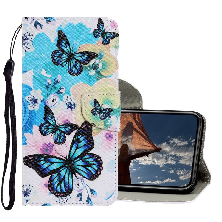 Coloured Drawing Pattern Horizontal Flip PU Leather Case with Holder & Card Slots & Wallet & Lanyard, For iPhone X / XS