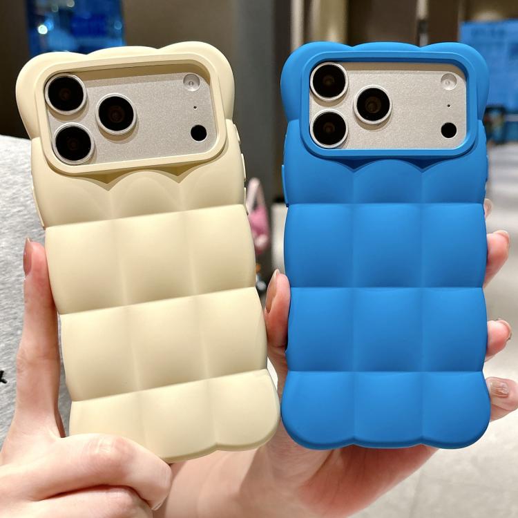 Solid Color Cloud Square TPU Phone Case, For iPhone 17 Pro Max, For iPhone 17 Pro, For iPhone 17