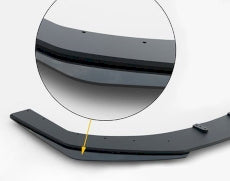 Maxton Design - Aftermarket Street PRO Front Splitter + Flaps Volkswagen Polo GTI Mk6 Facelift