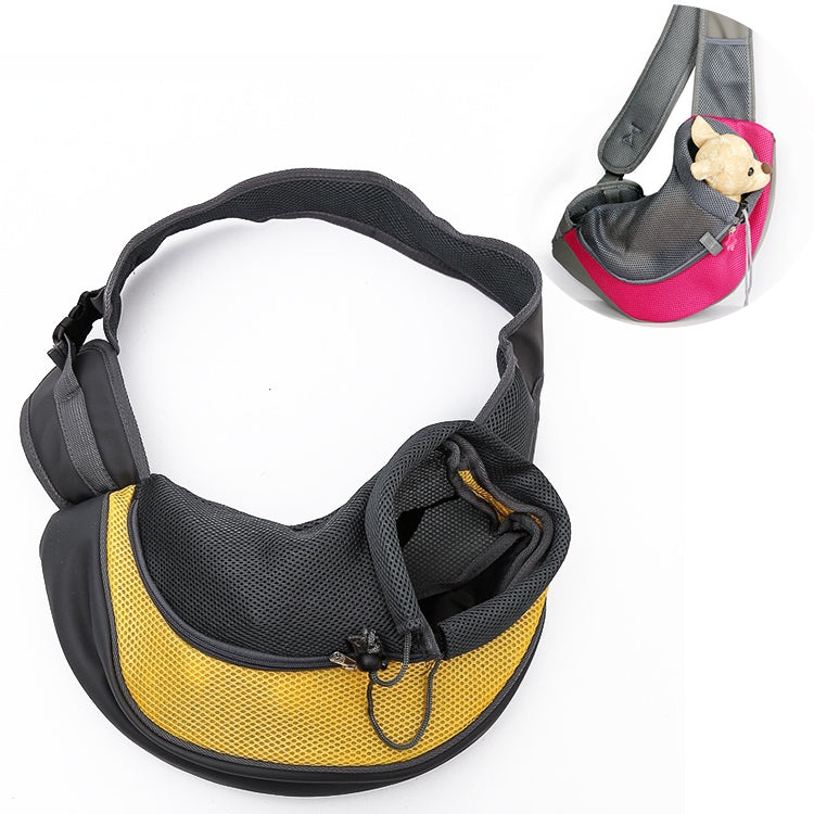 Dog and Cat Sling Carrier Hands Free Reversible Pet Papoose Bag, Size:Large, Size:Large