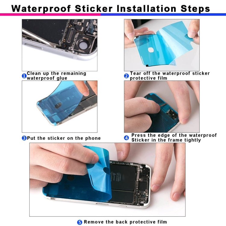 10 PCS Front Housing Adhesive for iPhone 12 Pro Max, 10 PCS for iPhone 12 Pro Max