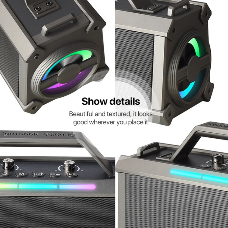 L202 Portable Outdoor Wireless Bluetooth Speaker Home Karaoke Speaker, L202