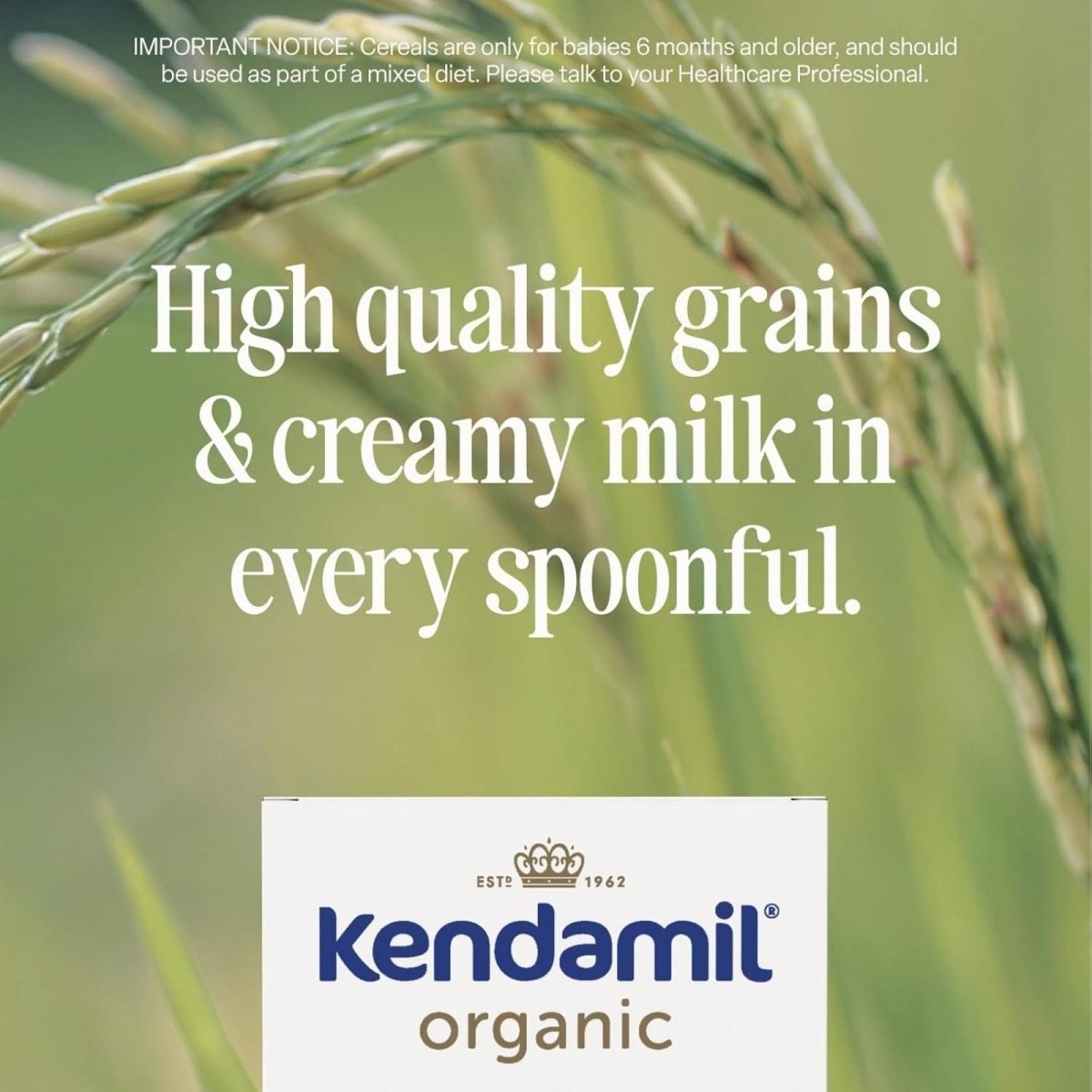 Kendamil Organic Baby Rice 6+ months 120g