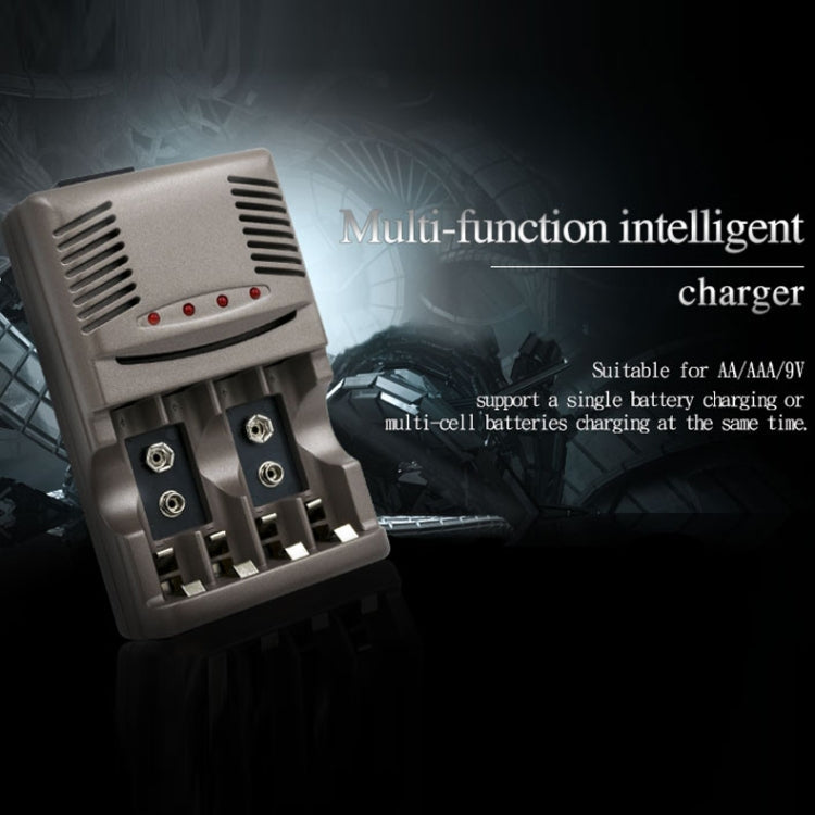 4-Slot AA AAA 9V Ni-MH Battery Charger EU