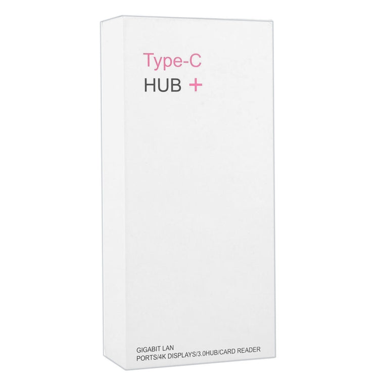 8 in 1 Hub Type-C HUB+ USB-C / Type-C to USB-C / Type-C & HDMI & SD & TF & 2 USB & VGA & Rj45 Adapter