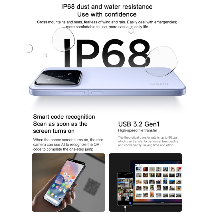 Xiaomi 15, 12GB+256GB, 6.36 inch Xiaomi HyperOS 2 Snapdragon 8 Elite Octa Core 3nm up to 4.32GHz, NFC, Network: 5G, Xiaomi 15, 12GB+256GB