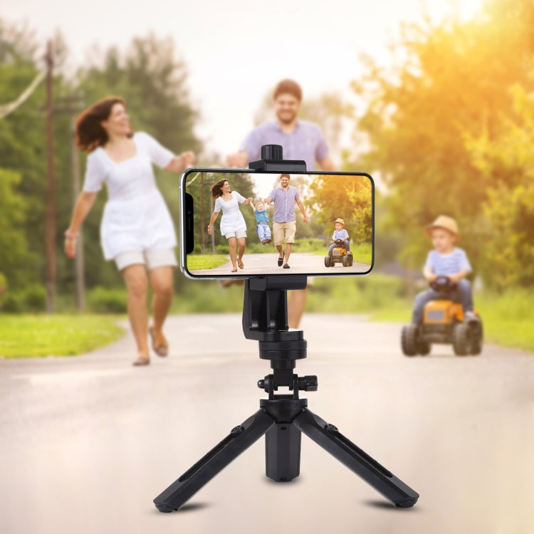 PULUZ 360 Degree Rotating Universal Horizontal Vertical Shooting Phone Clamp Holder Bracket for iPhone, Galaxy, Huawei, Xiaomi, Sony, HTC, Google and other Smartphones, Horizontal Vertical Clamp