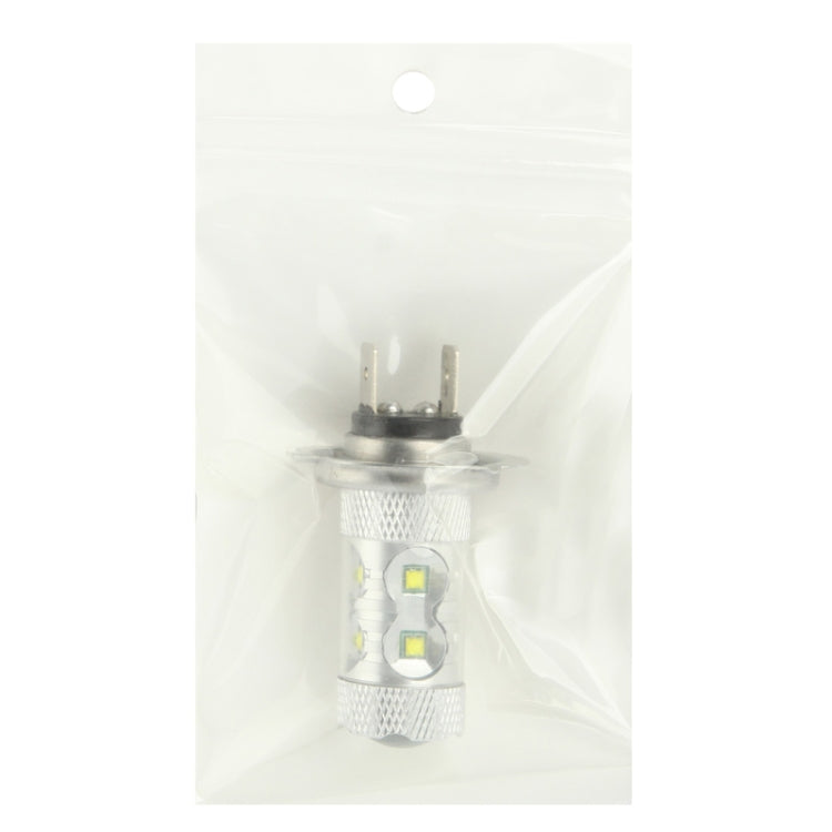 H7 60W White 12 CREE LED Fog Light for Vehicles, DC 12-30V, H7