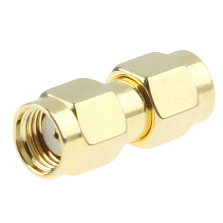 Gold Plated Male Adapter, SMA Male to Male, SMA Male to RP-SMA Male
