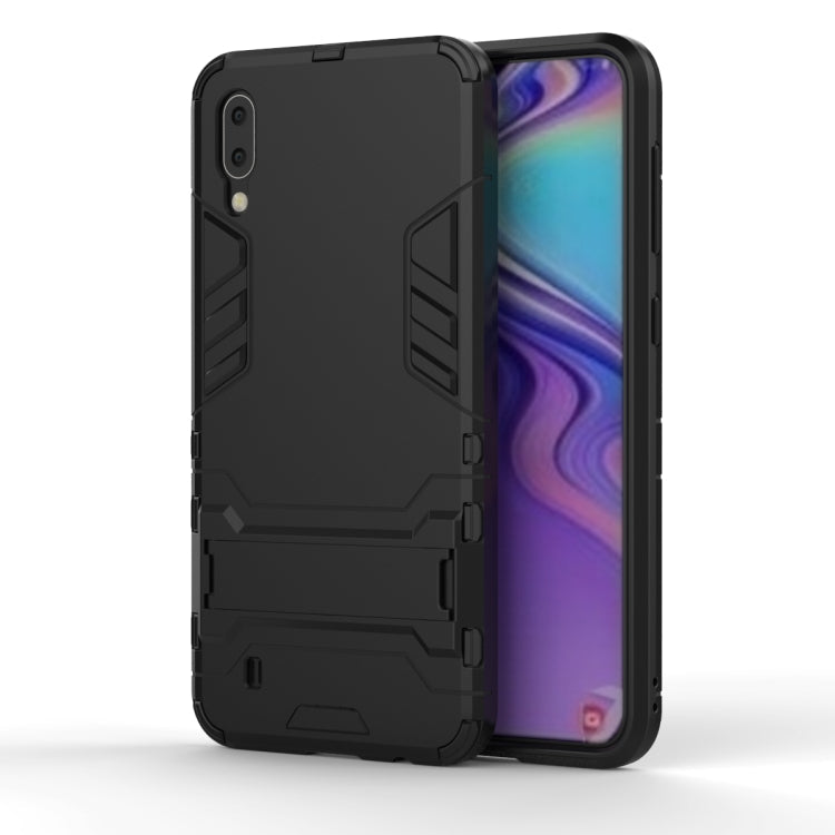 Shockproof PC + TPU Case for Galaxy M10, with Holder, For Samsung Galaxy M10