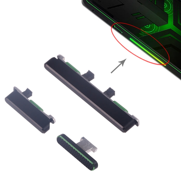 Side Keys for Xiaomi Black Shark Helo, For Xiaomi Black Shark Helo