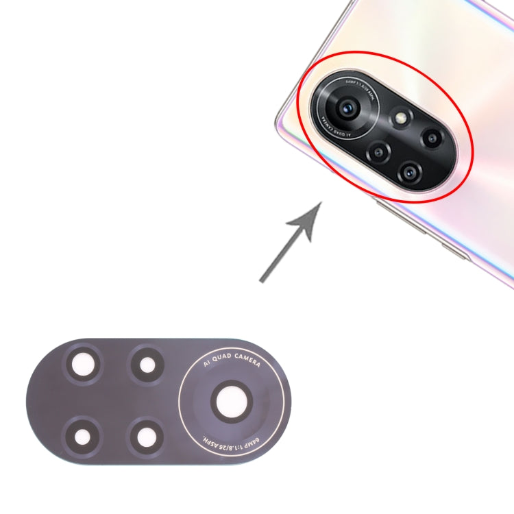For Huawei Nova 8 Pro 5G 10pcs Back Camera Lens , For Huawei Nova 8 Pro 5G