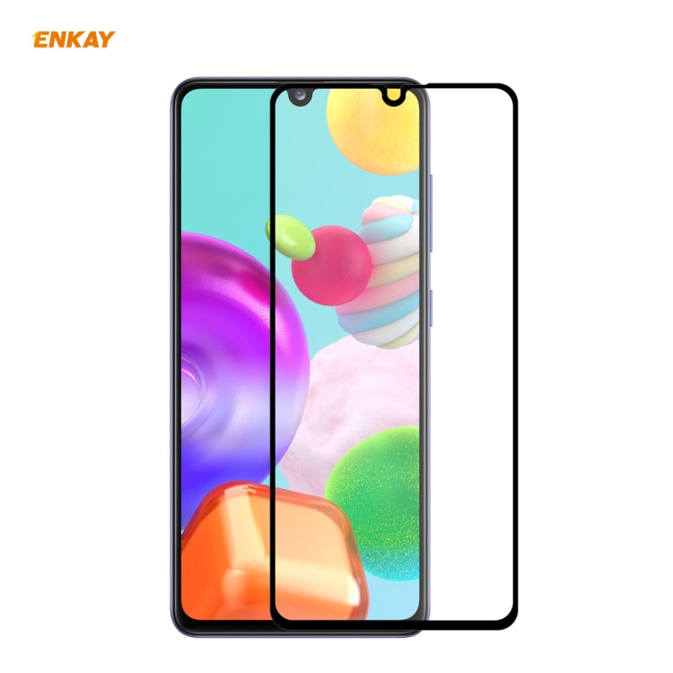 ENKAY Hat-Prince Full Glue 0.26mm 9H 2.5D Tempered Glass Full Coverage Film, For Galaxy A01, For Galaxy A11 / M11, For Galaxy M31 / M21, For Galaxy A21s, For Galaxy A31, For Galaxy A41