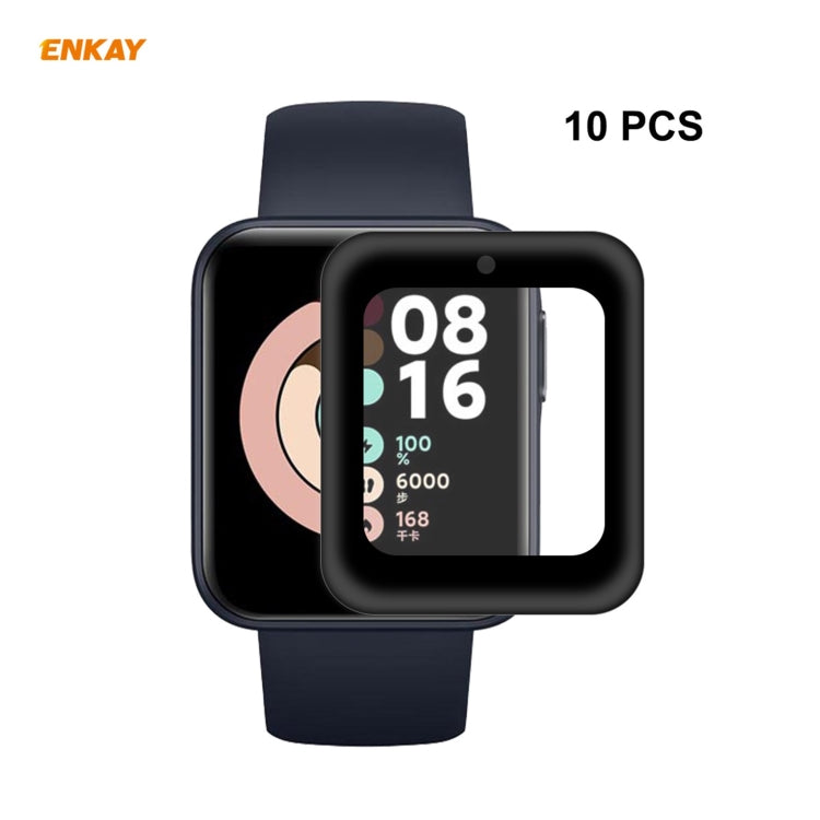 10 PCS ENKAY Hat-Prince 3D Full Screen Soft PC Edge + PMMA HD Screen Protector Film, For Venu 2 / Vivoactive 4 45mm (10 PCS), For Garmin Venu 2S / Vivoactive 4S 40mm (10 PCS), For Redmi Watch (10 PCS), For Huawei B6 (10 PCS)