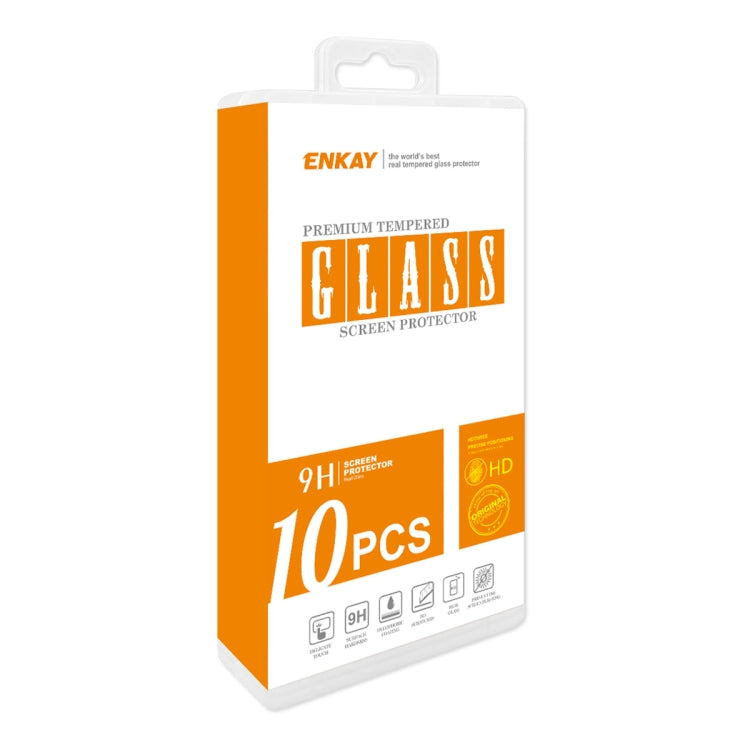 10 PCS ENKAY Hat-Prince 0.26mm 9H 2.5D Curved Edge Tempered Glass Screen Protector, For Samsung Galaxy A22 4G(10 PCS), For Samsung Galaxy A22 5G(10 PCS), For Samsung Galaxy F12(10 PCS), For Samsung Galaxy F22(10 PCS), For Samsung Galaxy F52 5G(10 PCS)