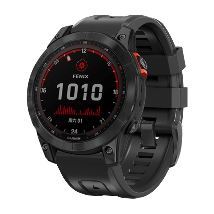 26mm Silicone Sport Pure Color Strap, For Garmin Fenix 5x Puls