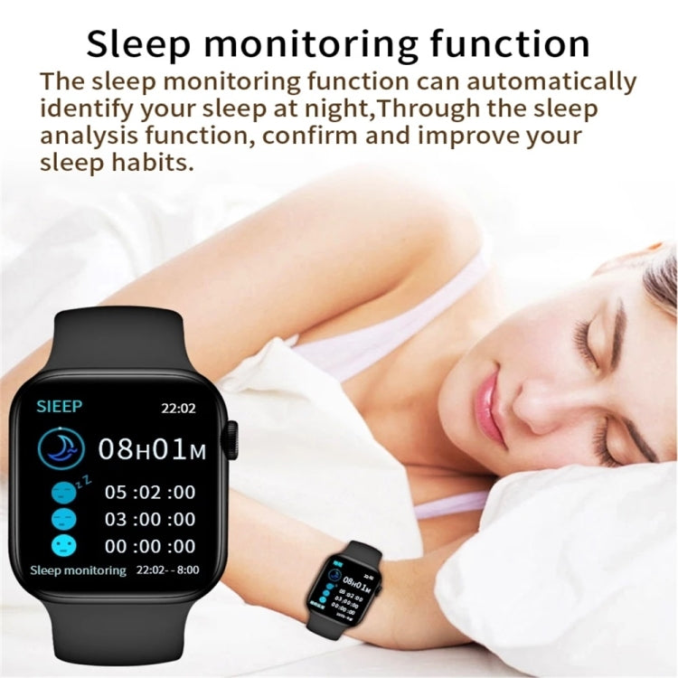 T500 Plus 1.54 inch Color Screen Smart Watch,Support Heart Rate Monitoring/Blood Pressure Monitoring