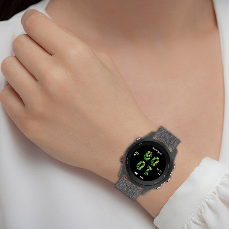 20mm Nylon Woven Watch Band, For Garmin VivoMove Luxe, For Garminmove Luxe, For Garmin VivoMove Style