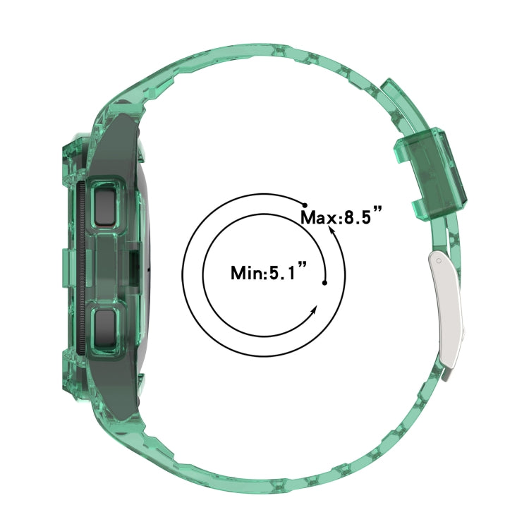 Armor Integrated TPU Double-Pin Buckle Smart Watch Band, For Samsung Galaxy Watch4 44mm