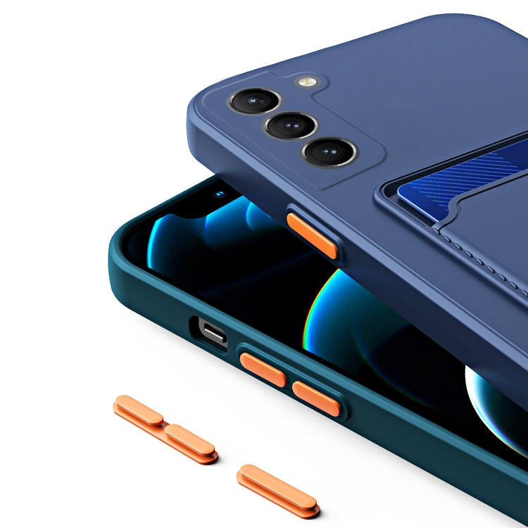 Skin Feel Card TPU Contrast Color Button Phone Case, For Samsung Galaxy S23 Ultra 5G, For Samsung Galaxy A14 5G