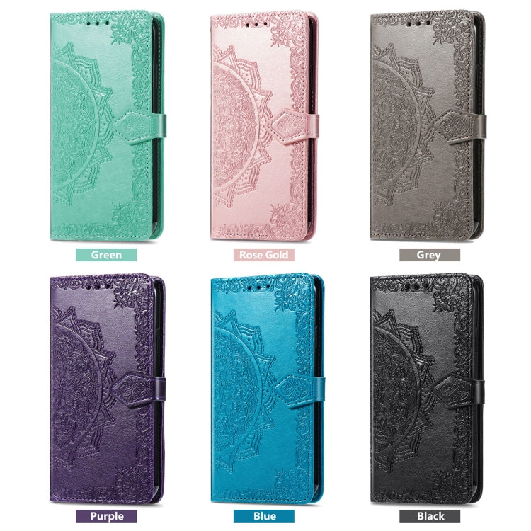Mandala Flower Embossed Leather Phone Case, For Honor Magic 4 Pro, For Honor X8 5G, For Honor X30 / Magic 4 Lite 5G, For Infinix Note 11