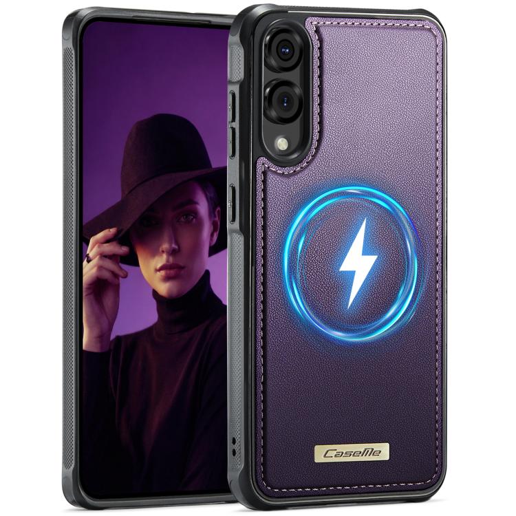 CaseMe C69 Series Magnetic Vegan Leather Back Phone Case, For Samsung Galaxy A57 5G, For Samsung Galaxy S25 FE 5G, For Samsung Galaxy A17, For Samsung Galaxy S25 Edge 5G