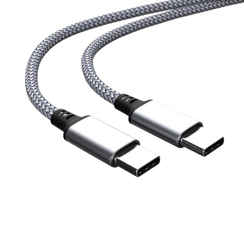 60W Type C To Type C 1M 2M 3M 5M 8M Cable PD Fast Charger Data Cable For IPhone 15 Macbook Xiaomi Samsung Camera Extension Cable