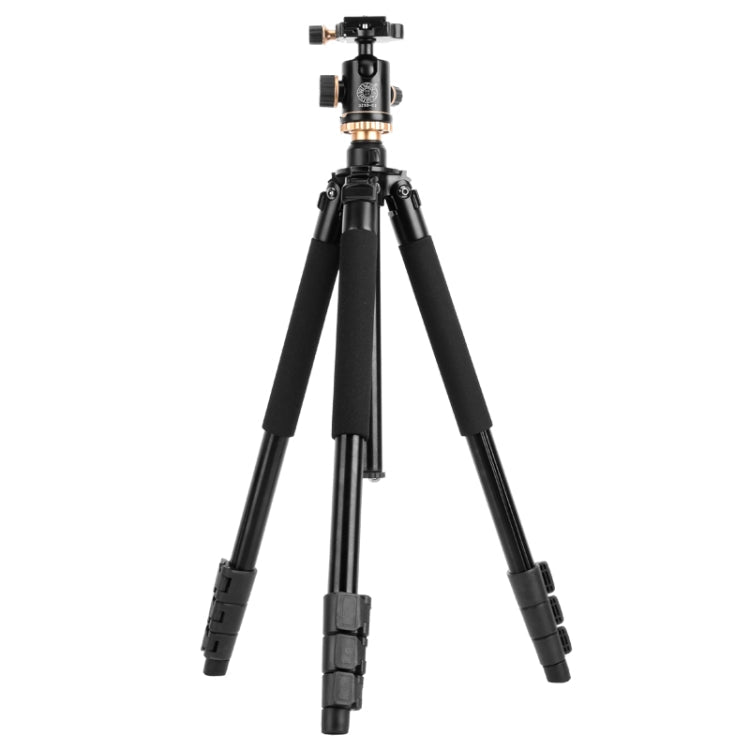 Q338 4-Section Folding Legs Live Broadcast Aluminum Alloy Tripod Mount, Q338With Three-dimensional Head, Q338 With Ball Head