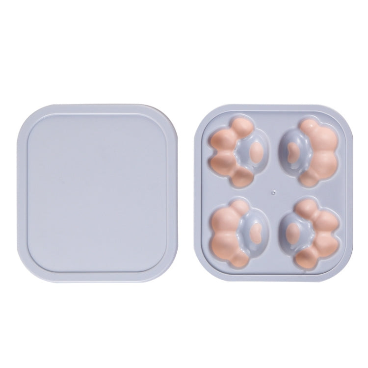 Household Cat Paw Shape Creative Silicone Ice Box Ice Cube Mold Ice Hockey DIY Food Supplement Box with Lid, Cat Paw Shape(Lilac Purple), Cat Paw Shape(Shrimp Red), Cat Paw Shape(Vegetation Green), Cat Paw Shape(Blue Green), Cat Paw Shape(Pink Purple)