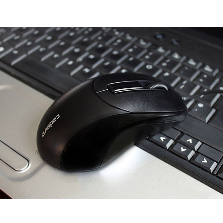 2 PCS Cadeva 006 3 Keys Wired Mouse Household Computer Mouse, USB Interface, PS/2 Interface