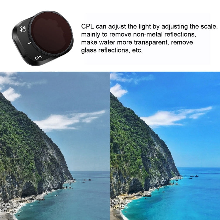 RCSTQ Aluminum Alloy Adjustable Filter Accessories for DJI Mini 3 Pro,Style: UV+CPL+ND8+ND16+ND32+ND64 6 In 1, CPL, ND8, ND16, ND32, ND64, 4 In 1 Set, 6 In 1 Set