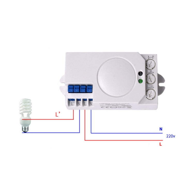 Smart Microwave Induction Switch Sensor 5.8G Radar Sensing Switch, 5.8G Radar Sensing Switch