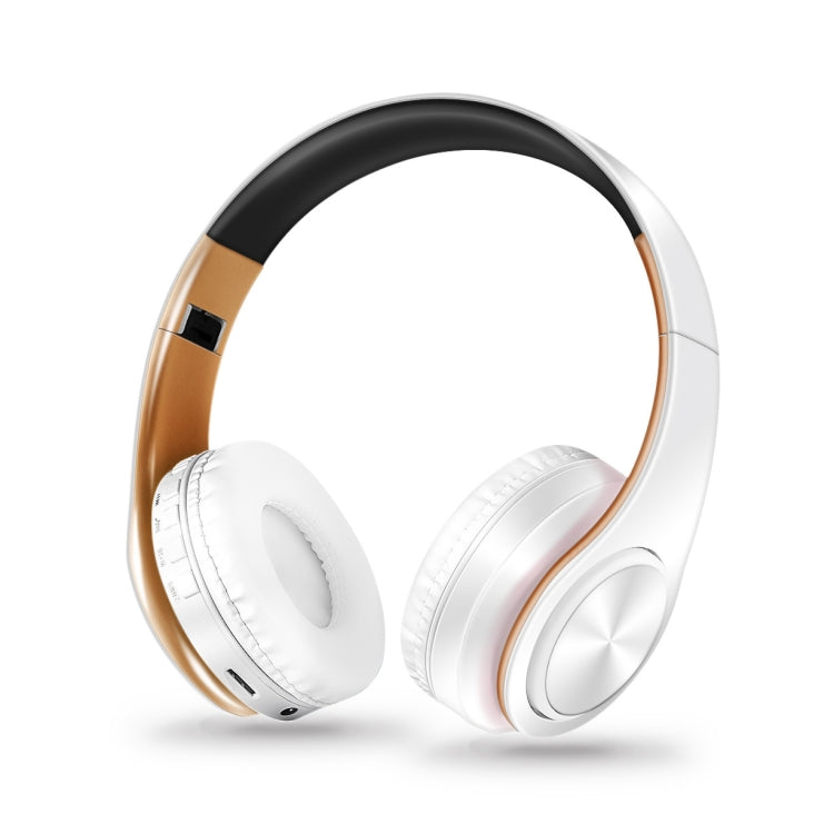 LPT660 Bluetooth Wireless Headset HIFI Stereo Sports Headphones, LPT660 (White Green), LPT660 (White Orange), LPT660 (White Pink), LPT660 (White Gold), LPT660 (Black+Green), LPT660 (White Rose Gold), LPT660 (Black Orange), LPT660 (Black Pink)