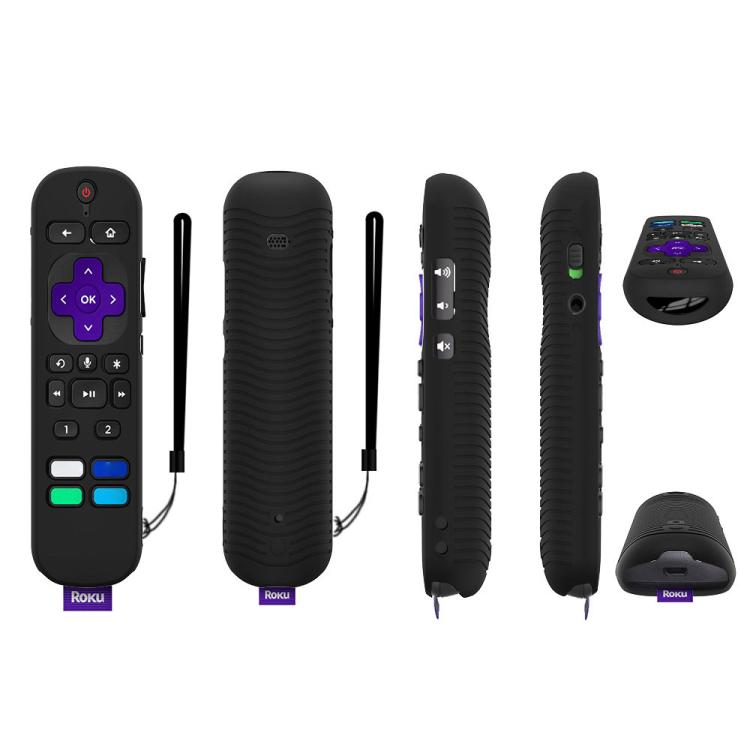 For TCL Roku Voice Remote Pro Y30 Remote Control Shockproof Silicone Protective Case, For TCL Roku Voice Remote Pro(Red), For TCL Roku Voice Remote Pro(Luminous Green), For TCL Roku Voice Remote Pro(Luminous Blue)