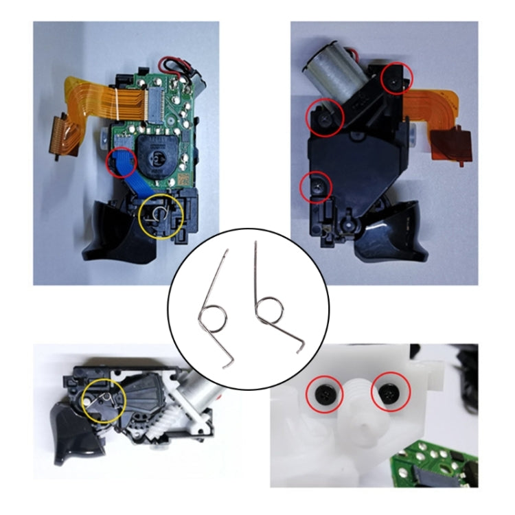 For PS5 Controller 50pcs Replacement Buttons Metal Springs ,Spec:, L2 R2 Springs, Motor Springs
