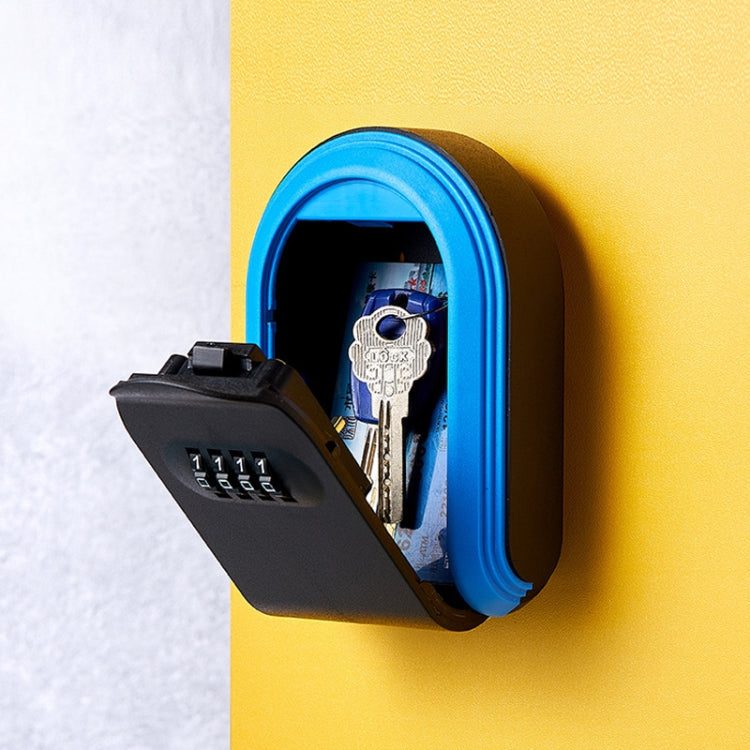 Universal Key Lock Box with Mechanical Password – Black, Red & Blue
