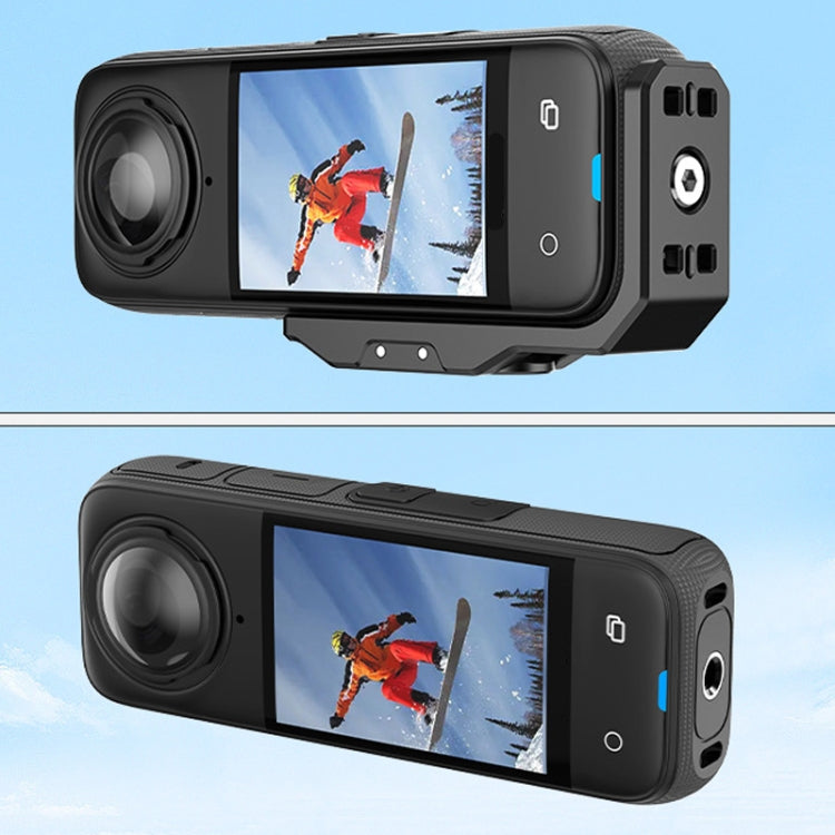 For Insta360 X4 / X3 Hepail Horizontal And Vertical Shooting Quick Release Metal Magnetic Bracket, AC45