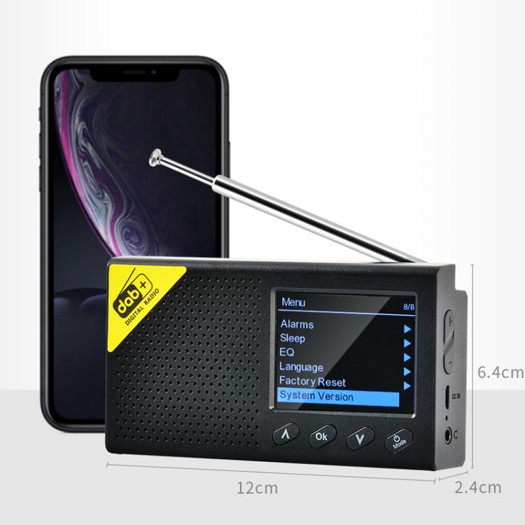 Portable Digital Radio In-Car DAB Digital Radio, DAB-PC1