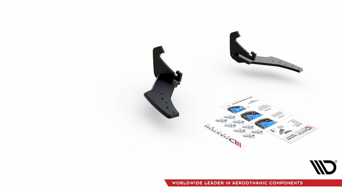 Maxton Design - Aftermarket STREET PRO REAR SIDE SPLITTERS VW GOLF 7 R FACELIFT (2017-2020)